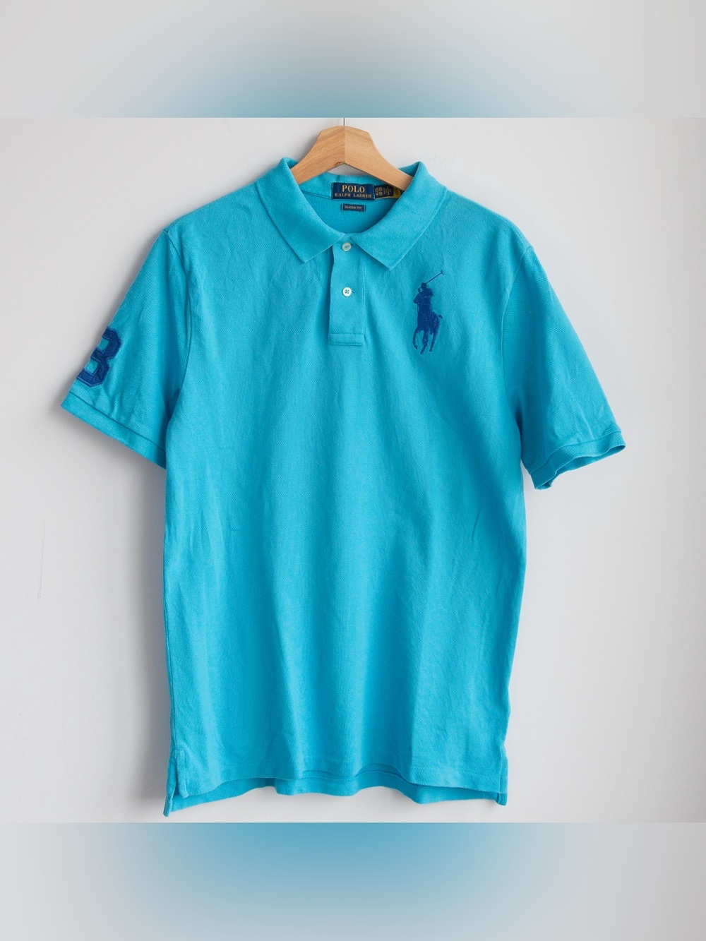 Polo Ralph Lauren Boys Big Pony Polo Turquoise XL 18-20